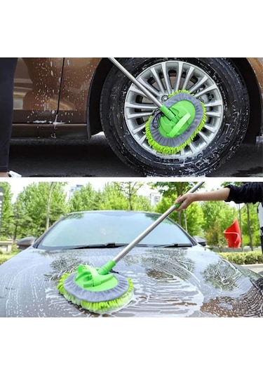 Çok Fonksiyonlu 2 In 1 Mikrofiber Araba  Yıkama Fırçası