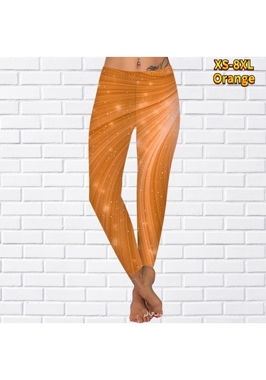 Turuncu Bayan Beyaz Nokta Baskılar Streç Yoga Tayt Spor Koşu Spor Salonu Spor Aktif Pantolon Turuncu Turuncu Bayan Beyaz Nokta Baskılar Streç Yoga Tayt Spor Koşu Spor Salonu Spor Aktif Pantolon Turuncu