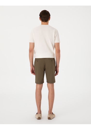 Pierre Cardin Erkek Haki Şort / Bermuda 50308148-vr027 Haki