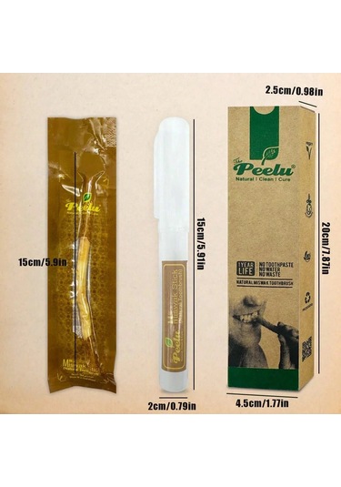 Yuqing 1 Adet Taşınabilir Kutu + 2 Adet Miswak Seti Diş Fırçası