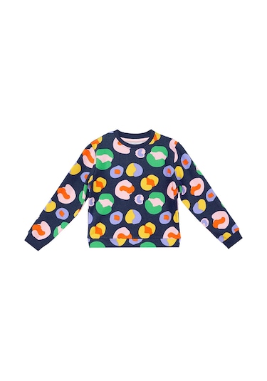 Denokids Mshb&g Renkli Lacivert Kız Çocuk Eşofman Takım Çok Renkli