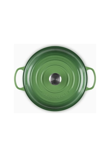 Le Creuset Gourmet Profesyonel Lüks Döküm Tencere Yeşil 30 Cm