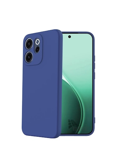 Oppo Reno 15 Pro Uyumlu Silikon Kılıf - Pastel Renk Tonu Kamera Korumalı Esnek Kapak -lacivert Lacivert