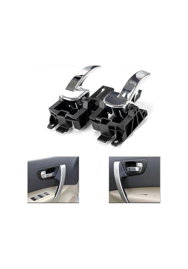 Nissan Qashqai 2007-2013 Sol Sağ Kapı Kolu 80671-jd00e 80670-jd00e 2 Adet Ön Koltuk