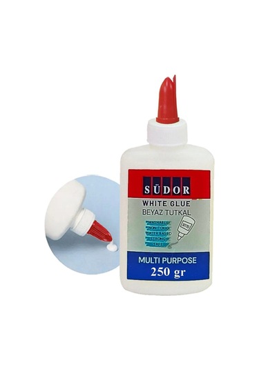 Beyaz Tutkal 250 Gr 1 Adet Südor Beyaz Mobilya Tutkalı 250 Gr Ahşap Tutkalı Su Bazlı Çok Amaçlı Beyaz Tutkal