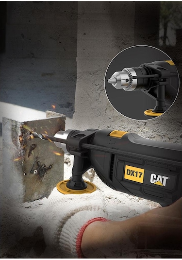 CAT DX17.1 750Watt 13mm Profesyonel Darbeli Matkap + 8 Parça Aksesuar