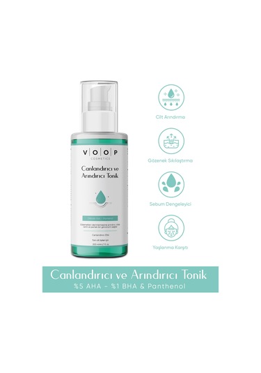 Voop Aha-Bha İçerikli Gözenek Sıkılaştırıcı Tonik 200 ML