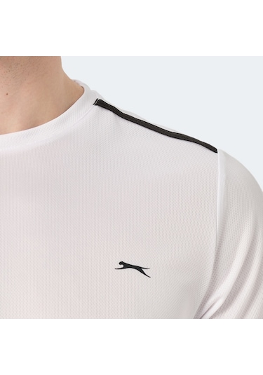 Slazenger READ IN Erkek  Beyaz Tişört