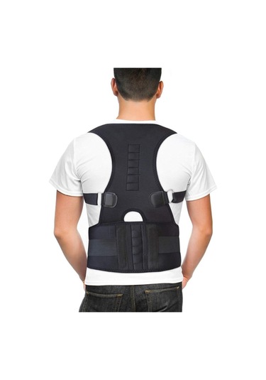 Medikal Kamburluk Önleyici Omuz Kifoz Skolyoz Unisex Manyetik Korse Bel Ve Sırt Destek