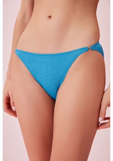 Suwen Yanı Detaylı Dokulu Bikini Alt Sb24475t1321
