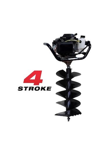 Tomking EA144P  Çift Helezonlu 4 Zamanlı Toprak Burgu Makinası 400 MM 4 Hp