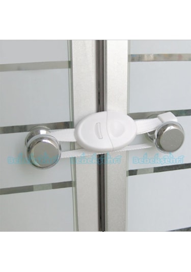 Evokids Çift Kapaklı Askılı Dolap Kilidi (3 Lü Set) Çok Renkli