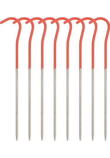 Tenfowee Ta6234 8'li Set Titanium Alaşım Kamp Çivileri, Hafif Ve Dayanıklı Çadır Sabitleme Aparatı Çok Renkli