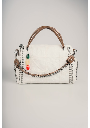 Ççs Kadın Omuz Çantası C.ccs17643 Beyaz