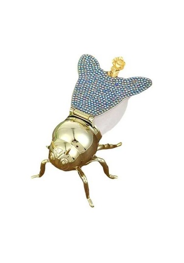 Trendooze Arı Şekilli Bal Süsü Baharat Kavanozu Mavi Renk Mavi