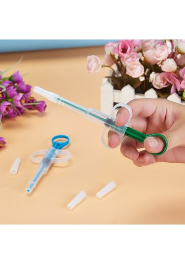 Lemestar Kedi Köpek İlaç Verici Silikon-plastik İçme Suyu Besleyici Enjeksiyonlu Tüp