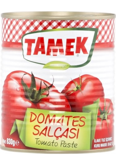 Tamek Domates Salçası Teneke 4 x 830 G