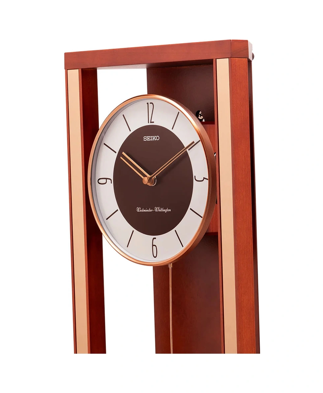 Seiko Clock Qxh068z Duvar Saati Kahverengi