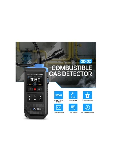 Fnırsı Gd-02 Taşınabilir Yanıcı Gaz Dedektörü