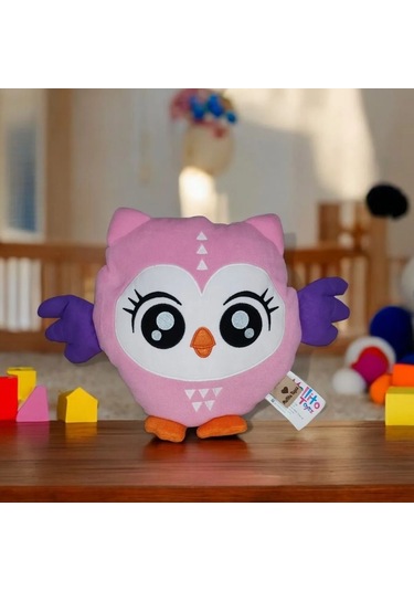 Peluş Yumuşak Oyuncak Ve Yastık - Sevimli Oda Dekoru Ve Uyku Arkadaşı Yıkanabilir Baykuş Kız