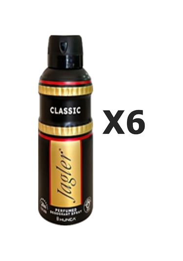 Jagler Classic Erkek Sprey Deodorant 6 x 150 ML
