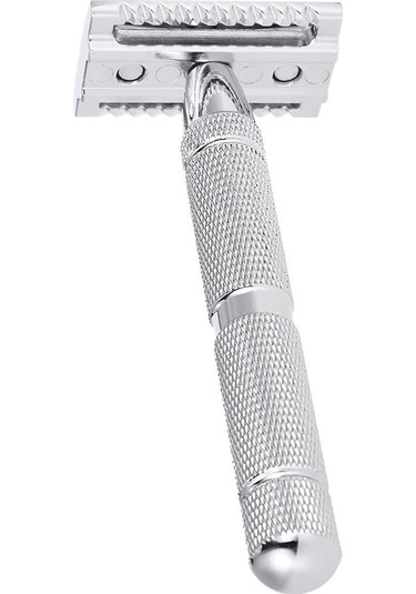Mufunye Klasik Paslanmaz Çelik Tıraş Bıçağı - Uzun Saplı, Şık Ve Dayanıklı