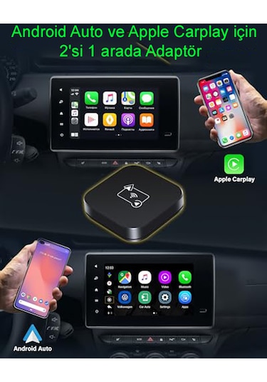 Magazashop Kablosuz Görüntü Aktarım Car Play Adaptörü Apple Ve Android Cihazlar Için Diğer