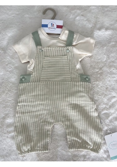 Hello Summer Salopet Keten Tulum Yeşil