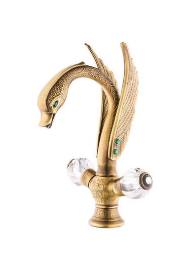 Aquamix Lavabo Bataryası Ottoman Eskitme Platinium Diğer
