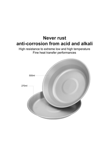 Padalink Hafif Ve Dayanıklı Titan Kamp Tabakları - Ev Ve Piknik İçin Pratik Çözüm Çok Renkli