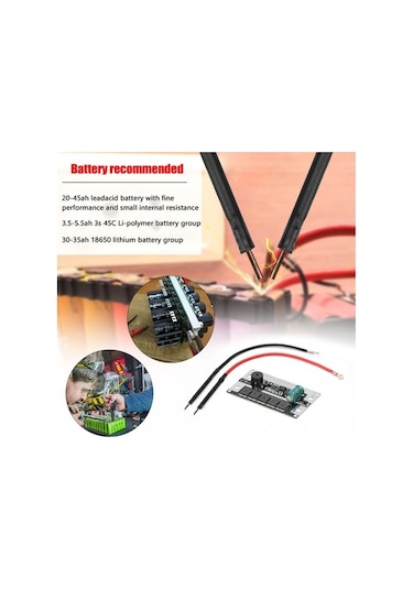 Trendooze Geeksen Kendin Yap Taşınabilir 12 V Pil Depolama Nokta Kaynak Makinesi Baskılı Devre Kartı Kaynak Ekipmanı Aksesuarı Co