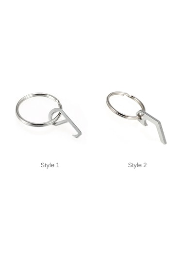 Ranyeek Çelik Anahtar Zinciriyle Ültra Hafif Çok İşlevli Açıcı - Şişe, Kutular İçin Edc Araç