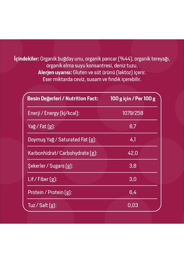 Baca Organik Organik Pancarlı Cips 55 G