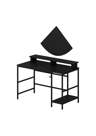 Minarmobilya Minar Greta Çalışma Masası Modül2 - Mat Siyah