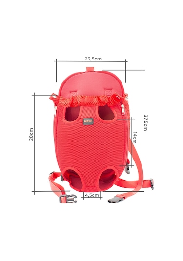 Lepus Kedi ve Köpek İçin Ana Kucağı Small 28 x 23.5 x 37.5 CM