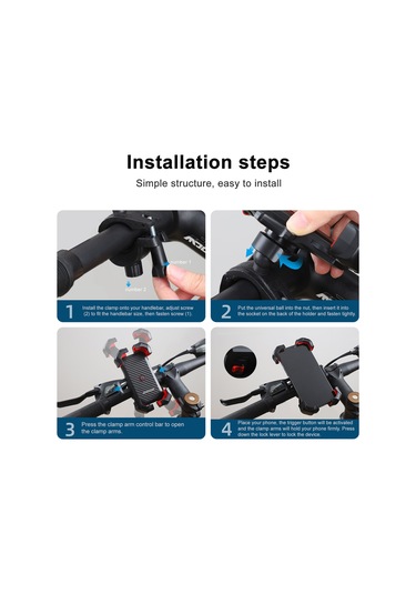 Joyroom Jr-zs288 Bisiklet Gidon Telefon Tutucu