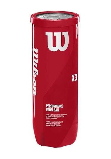 Wilson Performance 3'lü Padel Topu Wr8900801001 Renksiz Çok Renkli