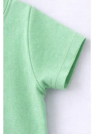 For My Baby Basic Bebek Şortlu Takım Yeşil