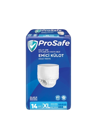 Prosafe Yetişkin Emici Külot 130 - 170 Cm Xl Extra Large 14 Lü