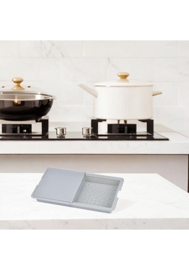 Suntek Magideal Kesme Doğrama Tahtası Yerden Tasarruf Edin Gri