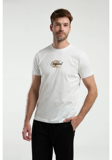 Arnetta 3326 Kısa Kol Erkek Pijama Takımı Beyaz