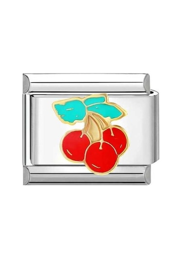 Fastbuy 9mm Paslanmaz Çelik Kelebek Kedi Bebek Charm Bilezik, Kadın Erkek Çocuklar İçin Sarı Altın Renk Altın