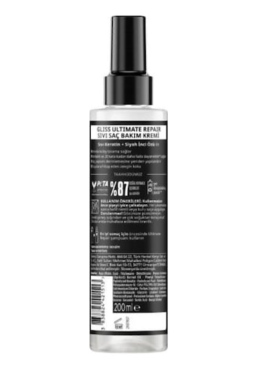 Gliss Ultimate Repair Sıvı Saç Kremi 2 x 200 ML