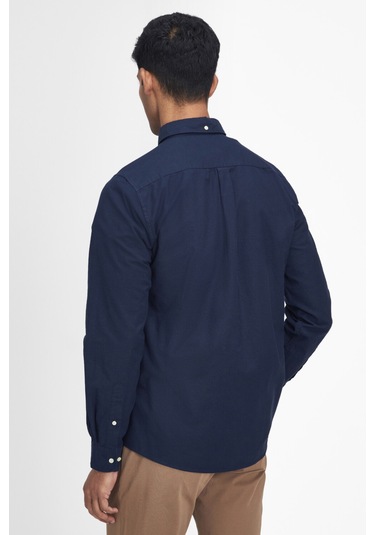 Barbour Marsden Tailored Oxford Gömlek Ny76 Sapphire Navy Lacivert