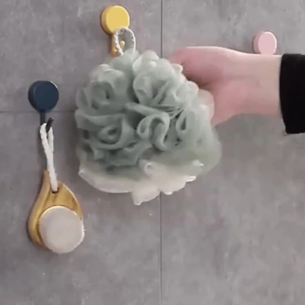 Xuweiwei 40 Adet Pembe Duvar Kancası Su Geçirmez Pratik Asma Askısı Banyo Mutfak Pembe