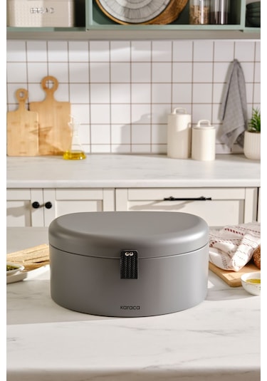 Karaca Mensa Ekmek Kutusu Gri