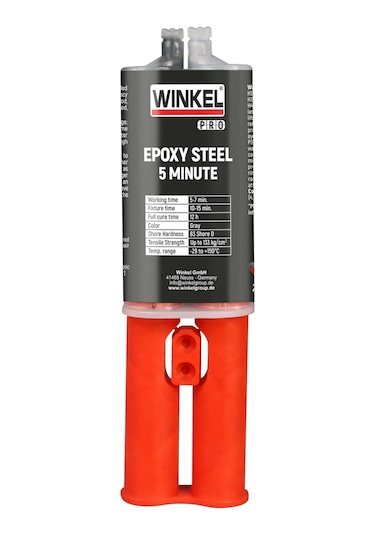 Wınkel Pro 5 Minute Steel Epoxy Çift Kompenantlı Epoksi 25 Gr. 20064