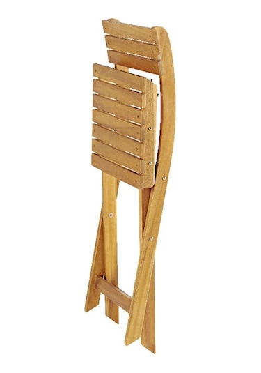 Virginia Ahşap Bahçe Sandalyesi 2'li 2 Adet Sandalye Ahşap