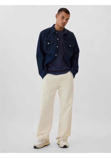 Logo Everyday Soft T-shirt Lacivert-6586 Lacivert