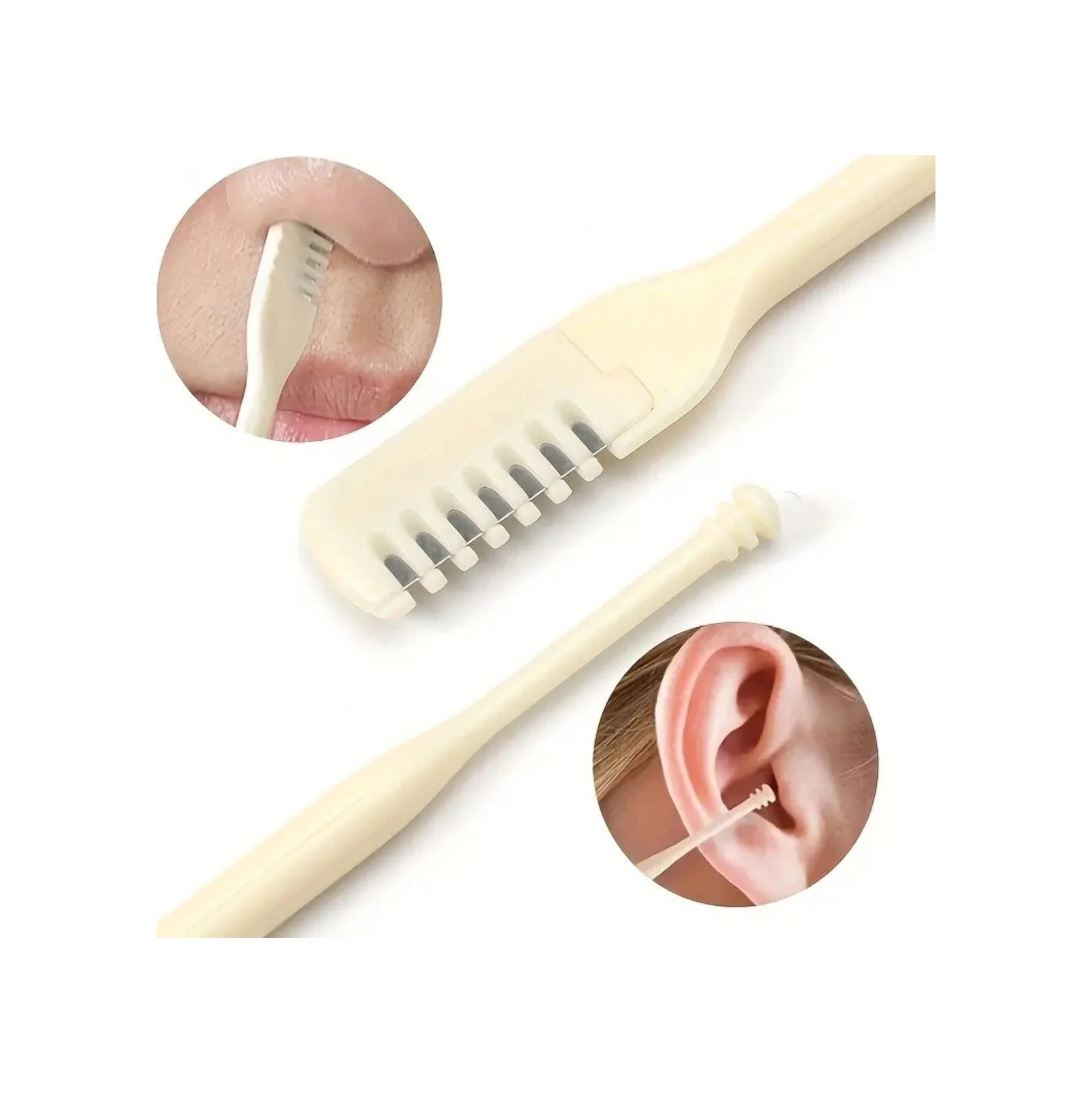 2'si Bir Arada 2 Parça Kutulu Burun Kıl Alma Ve Kulak Temizleme Aparatı